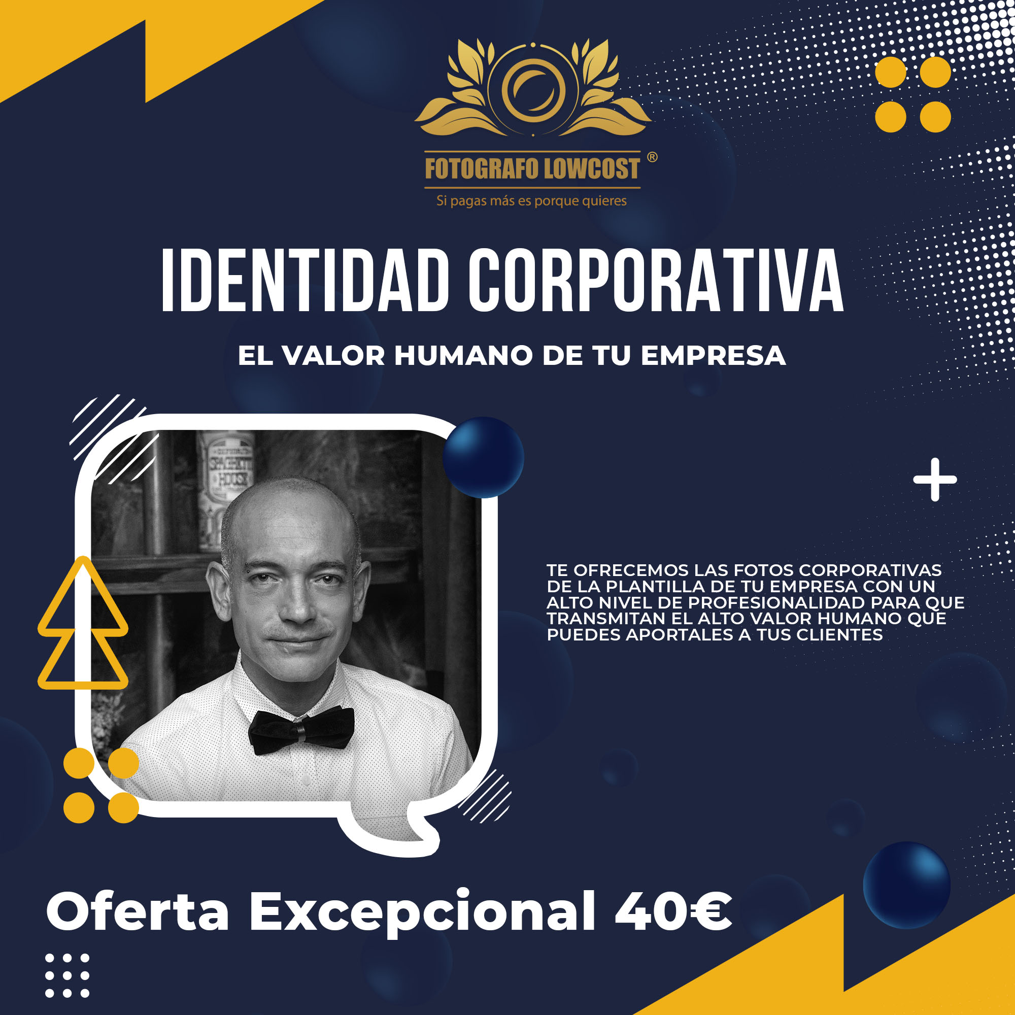 fotografo en identidad corporativa fotograf&iacute;a de plantillas empresariales La Morera 