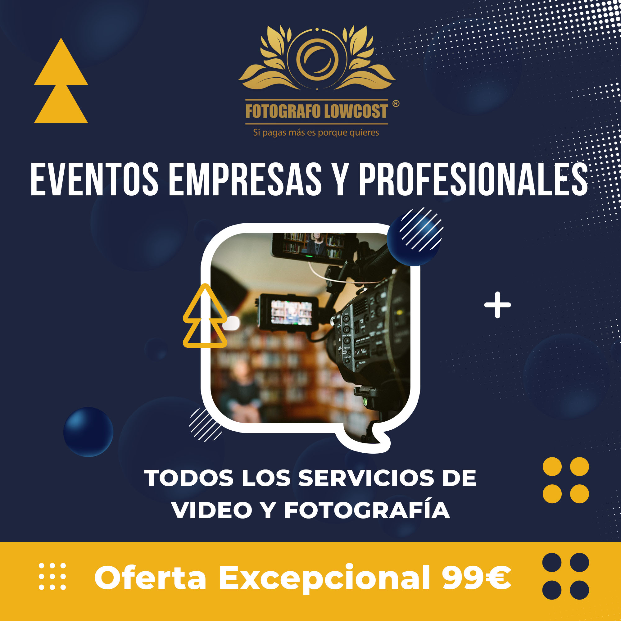 fotografo en cobertura medi&aacute;tica de eventos para empresas La Morera 